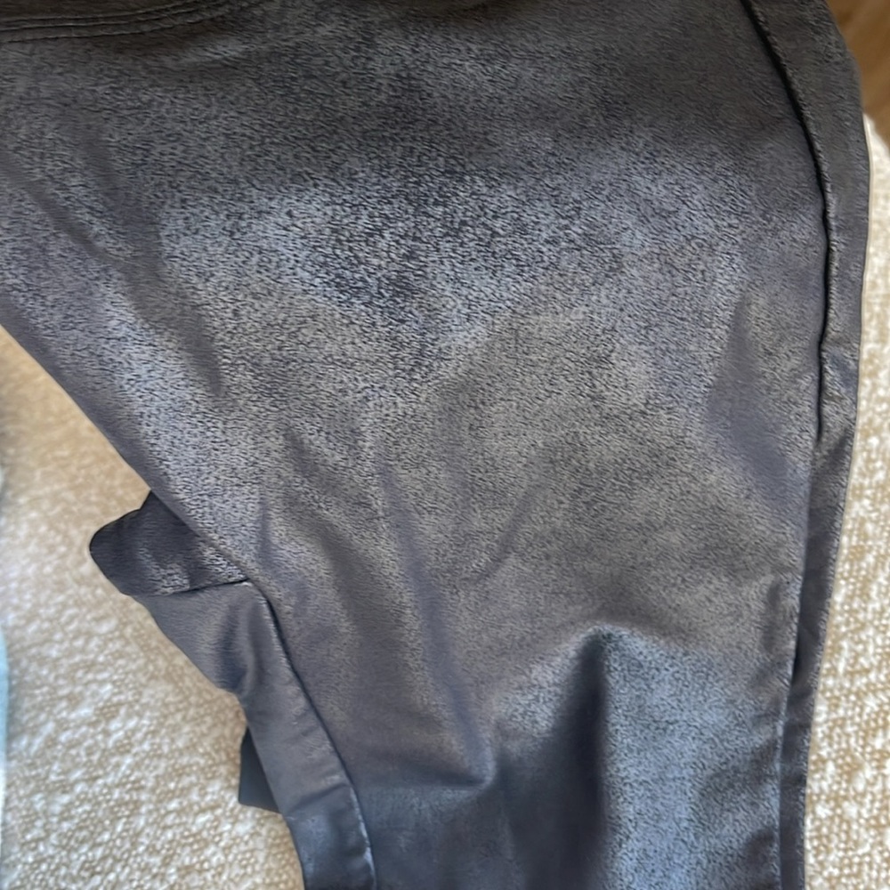 All Worthy by Hunter McGrady Ultimate Faux Leather Leggings XS Tall - Picture 3 of 3